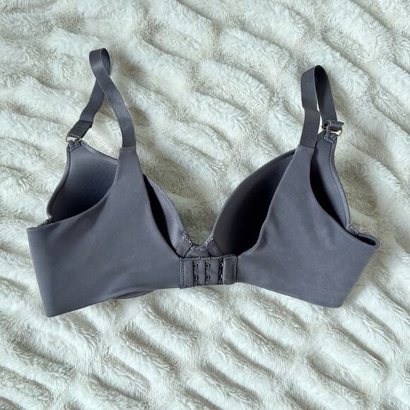 Vanity Fair Smoothing Push Up Bra Gray 34C - Picture 2 of 2
